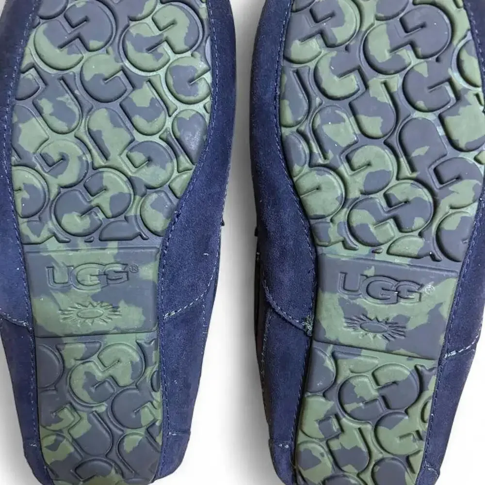 UGG M Ascot Men's Navy Suede Slippers